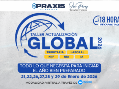 global1 ACTUALIZACION GLOBAL 2026 (Tributaria – Laboral -Niif – NIA – IA) Realizado los días 21, 22, 26, 27, 28 Y 29 de enero del 2026 con una duración de 18 horas
