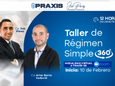 360 TALLER DE REGIMEN SIMPLE 360° Realizado los días 10 al 14 de febrero del 2026 con una duración de 12 horas