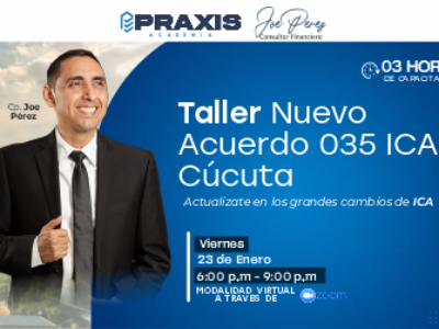 ica web Taller nuevo acuerdo 035 ICA (virtual) realizado el día 23 de enero con una duración de 3 horas