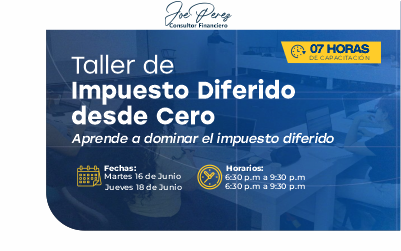 Taller Impuesto Diferido 20 cupos