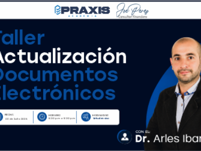 arles web Taller actualización de documentos electrónicos. Realizado el 3 de julio 2026 duración de 3 horas